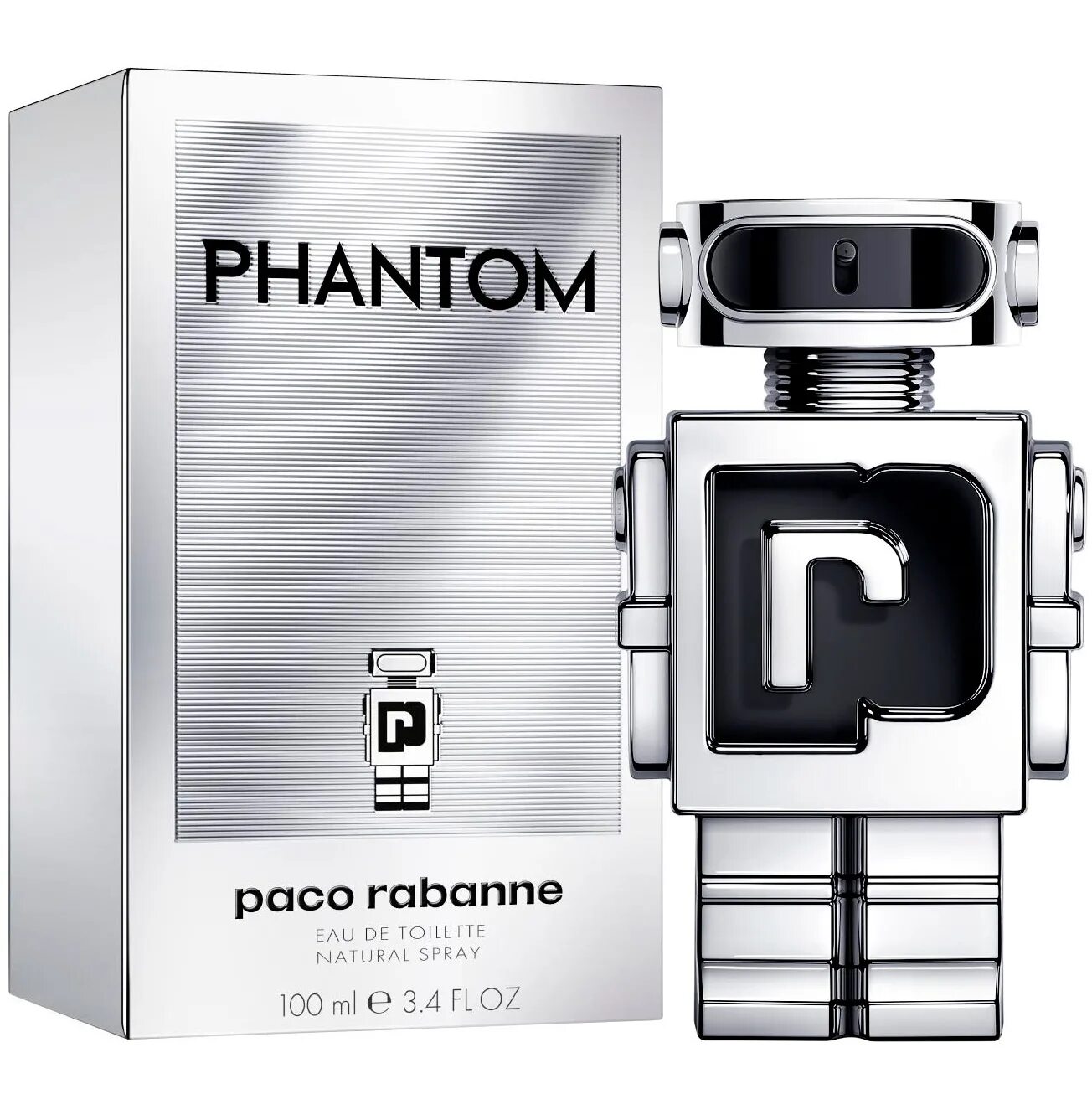 Мужская вода пако рабан. Paco Rabanne Phantom туалетная вода 50 мл. Paco Rabanne Phantom 100 мл. Paco Rabanne Phantom EDT, 100 мл. Paco Rabanne Phantom Eau de Toilette 100 ml.