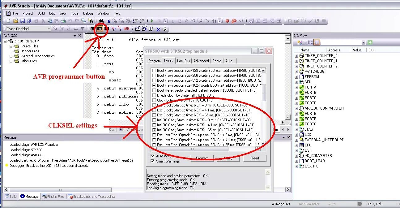 Avr 4.19. Avr studio 4. создание проекта avr studio. avr studio симуляция. авр программа.