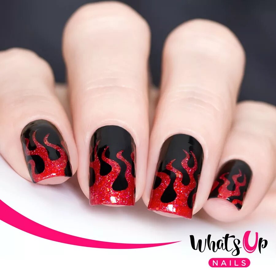 Red Hot Flaming Nails - YouTube