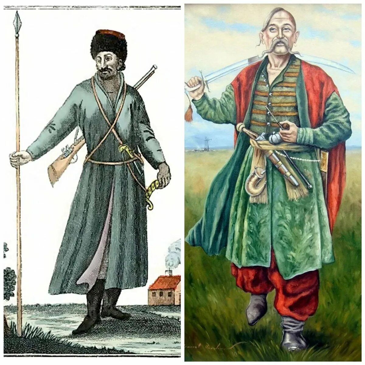 Почему запорожские казаки. Национальная одежда Терских Казаков. Донские и запорожские казаки 17 век. Зипун Донского казака 17 века. Кубанские запорожские Донские казаки.