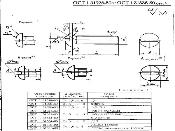 ОСТ 1 31530-80. ОСТ 1 31203-80 болты конические. Винт 2-5-н ОСТ 1 31549-80. Винт ОСТ 1 31528-80.