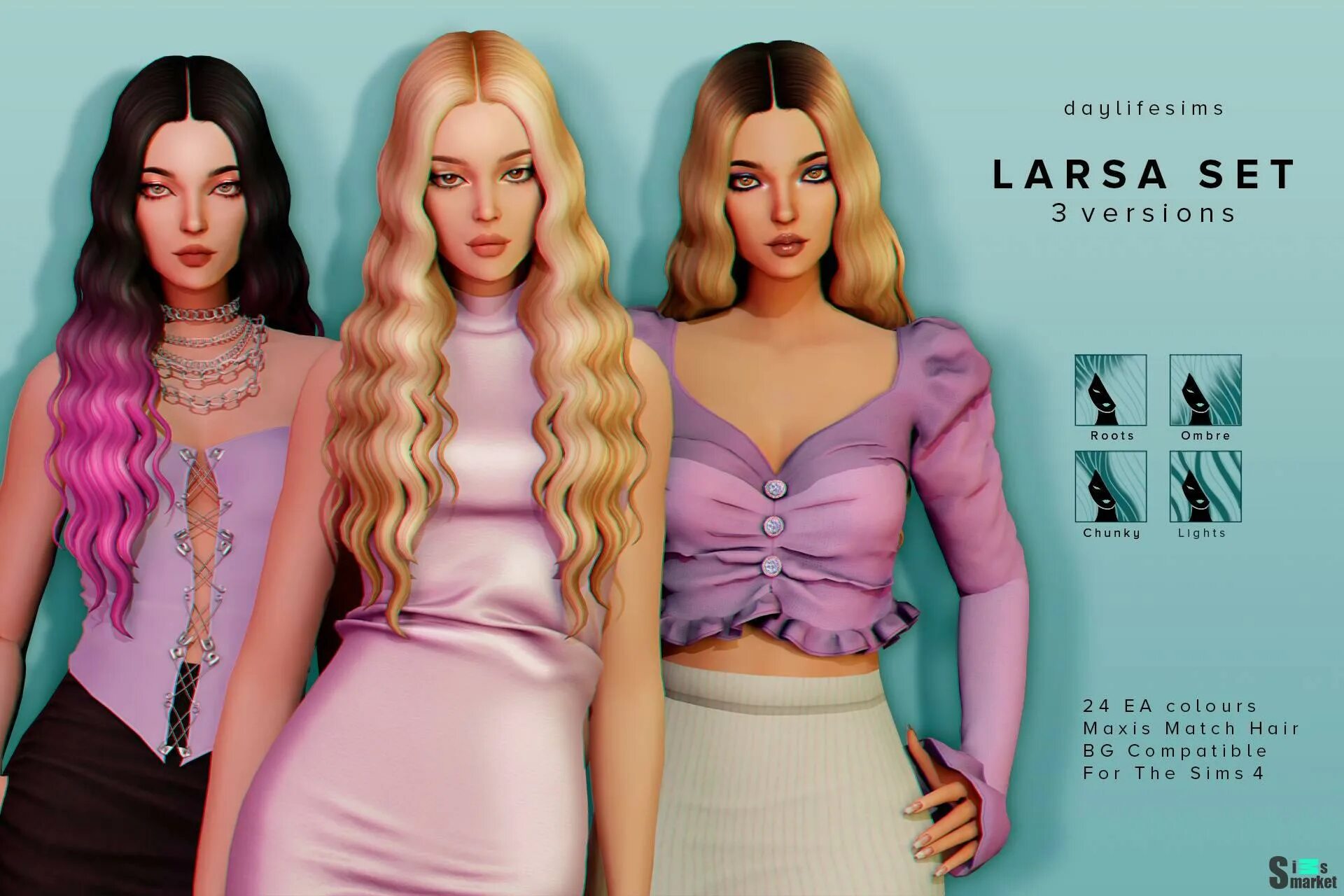 Daylifesims. Sims 4 mods hair. daylifesims_yfhair_commissionsa_brielle.