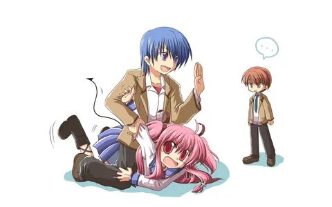 Free download wallpaper Anime, Yui (Angel Beats!), Angel Beats!, Hinata Hid...