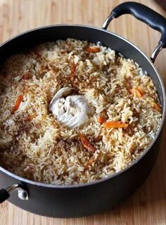 Говядина с рисом в кастрюле