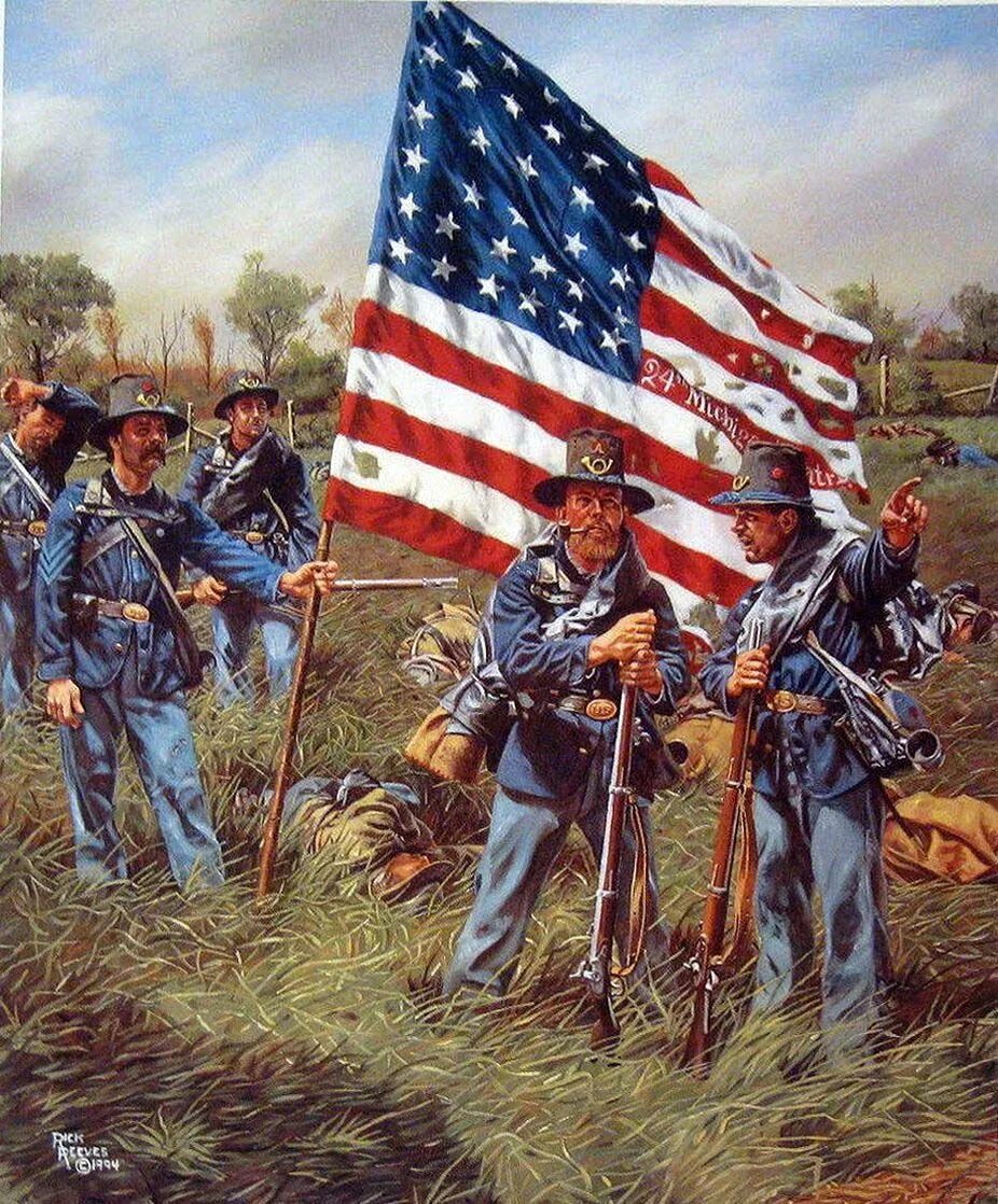 После победы республиканцев. Армия США В гражданской войне 1861-1865.
