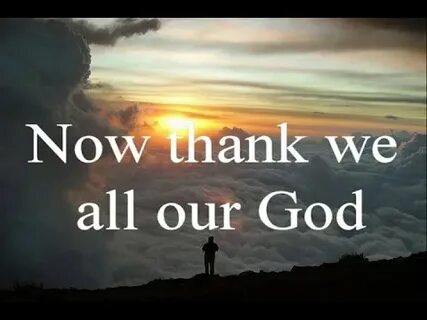 Now thank