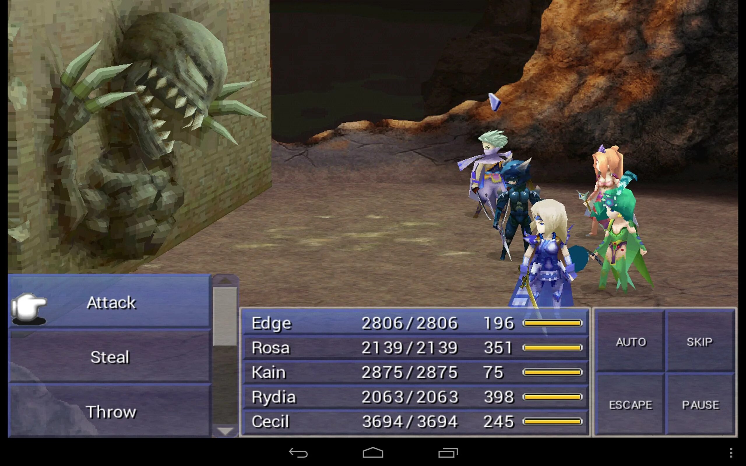 Final fantasy android на русском. Final fantasy iv (3d remake). final fantasy jrpg. final fantasy 1 и 2 на андроид. final fantasy 5 3d remake.