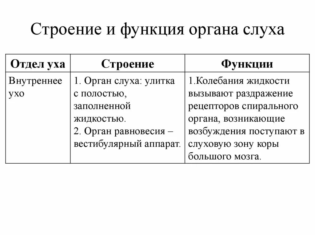 Строение и функции внутреннего уха. Функции структур внутреннего уха. Внутреннее ухо среда структура функция. Строение и функции внутреннего уха кратко.