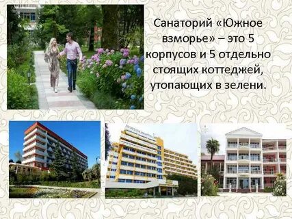 Корпуса санатория южное взморье адлер