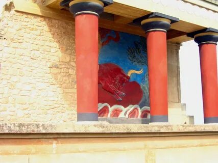 В знаменитом кносском дворце