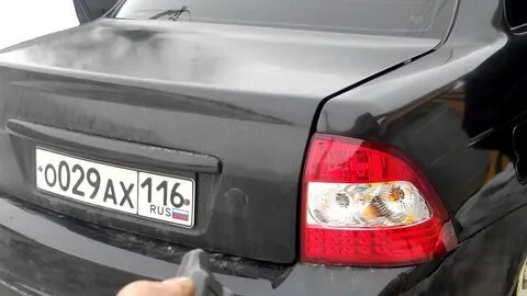 Открытие багажника на приоре