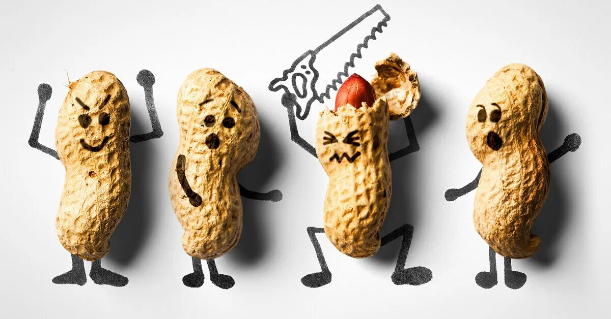 Creative 13. Фигурки из арахиса. Человечки из арахиса. Олени из арахиса. Смешной арахис.