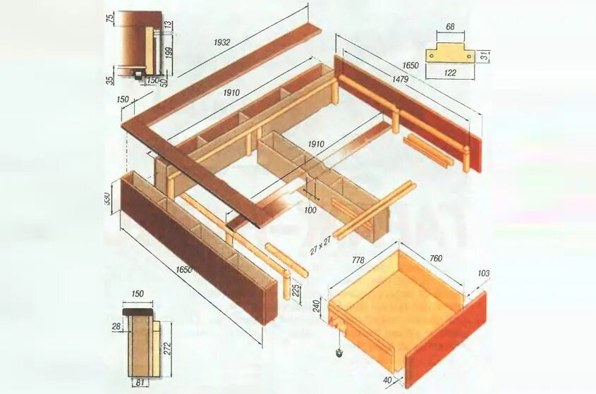 Сборка выдвижной кровати. Кровать-подиум с ящиками своими руками чертежи. Проект кровати с выдвижными ящиками. Каркас для выдвижных ящиков. Конструкции деревянных кроватей.