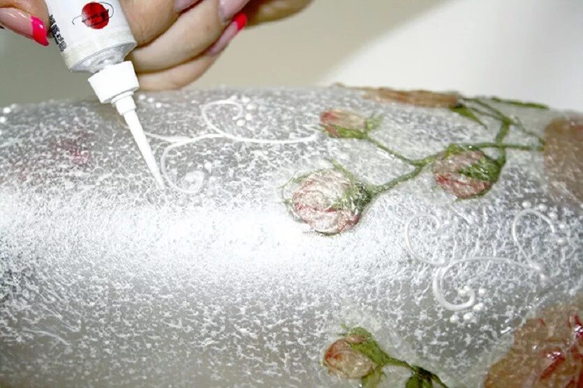 Техники декорирования изделий. Декор текстурной пастой. Декупаж вазы. Декупаж вазы стеклянной салфетками. Декупаж на стеклянной вазе.