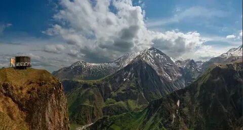 На горах грузии