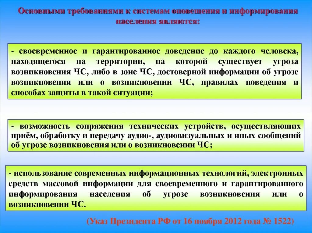 Оповещение президента. Требования к системе оповещения. Требования к системе оповещения ОБЖ. Действия по сигналам оповещения гражданской обороны. Система оповещения населения при ЧС.