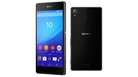 Черный телефон sony