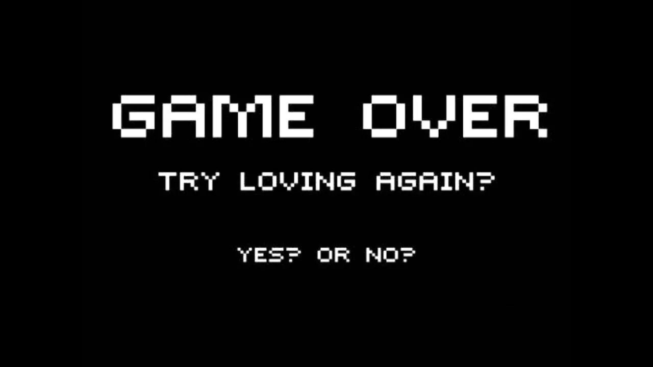 Have not tried the game. Game over картинка. game over try again. try again в игре. game over в играх.