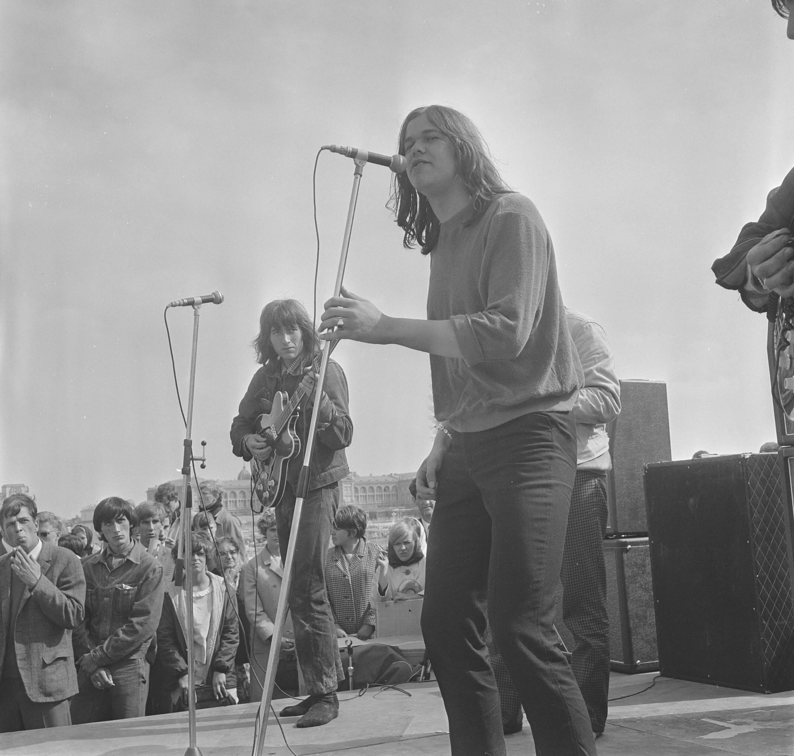 During the performance