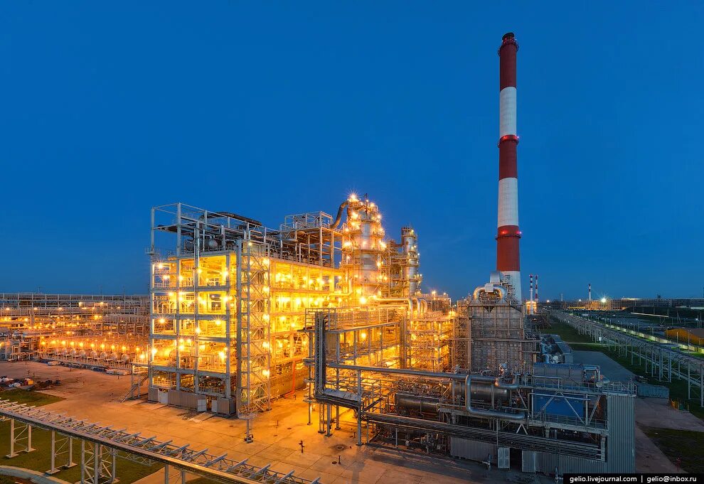 Центры нефтеперерабатывающей промышленности