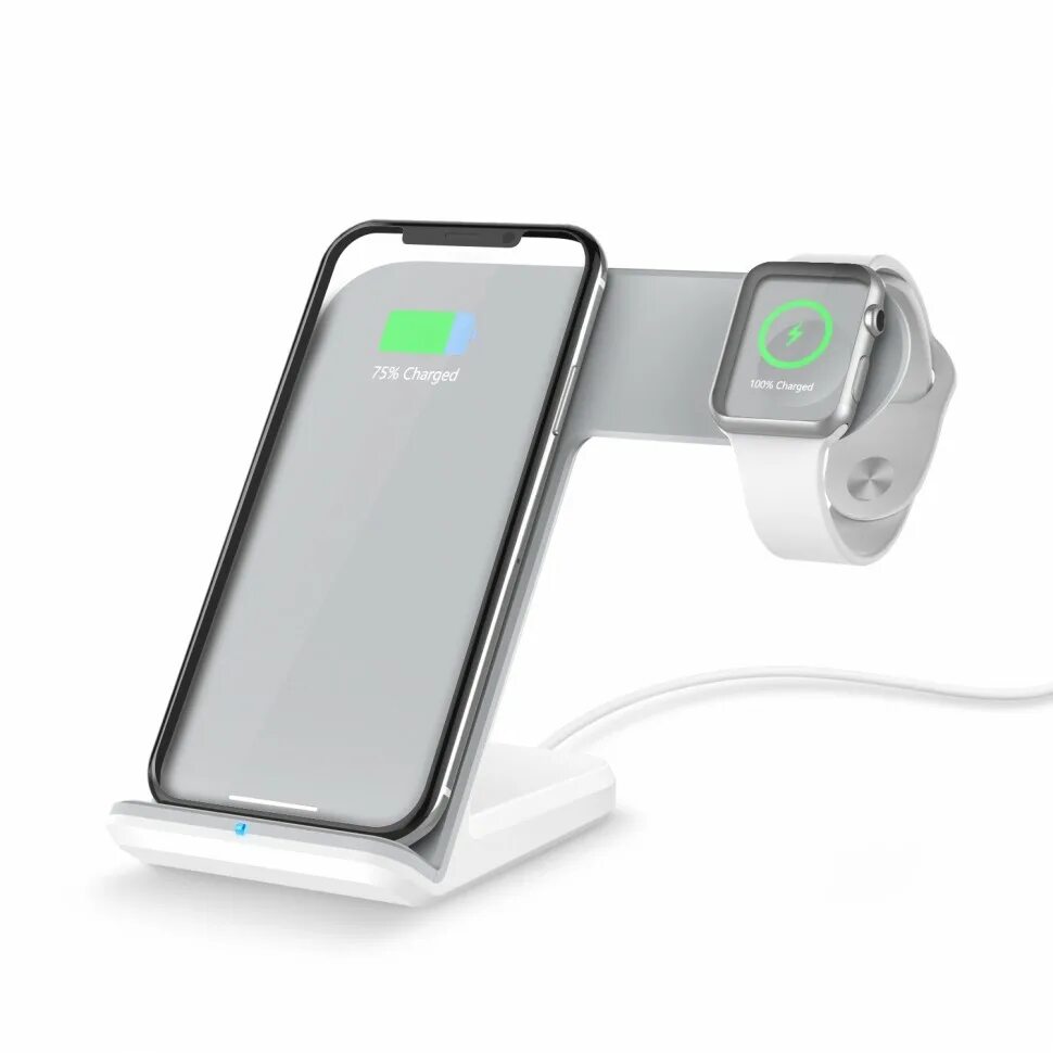 Беспроводная зарядка для iphone эпл. Беспроводная зарядка Wireless Charger 2. Беспроводная зарядка для iphone и Apple watch 2в1. Зарядка 3 в 1 для Apple. Зарядка стационарная