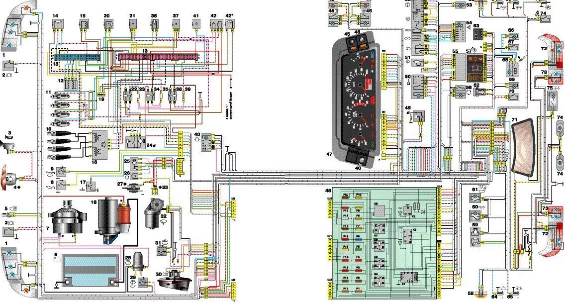Схема электрическая ВАЗ 2114 инжектор 8 клапанов. Схема проводки ВАЗ 2114. Электрическая схема ВАЗ 2111 инжектор 8. Схема проводки ВАЗ 2114 инжектор.