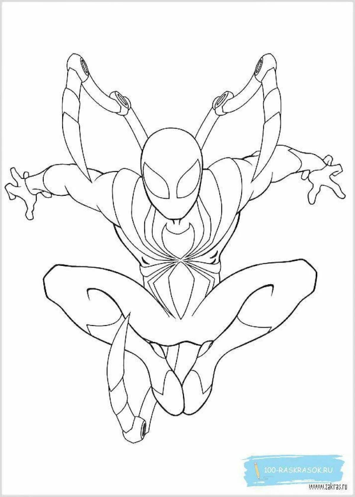 Железный паук раскраска. Разукрашка Железный человек паук. Раскраска человек паук Майлз Моралес. Раскраска человек паук Майлз Моралес 2099. Человек паук раскраска Железный паук.