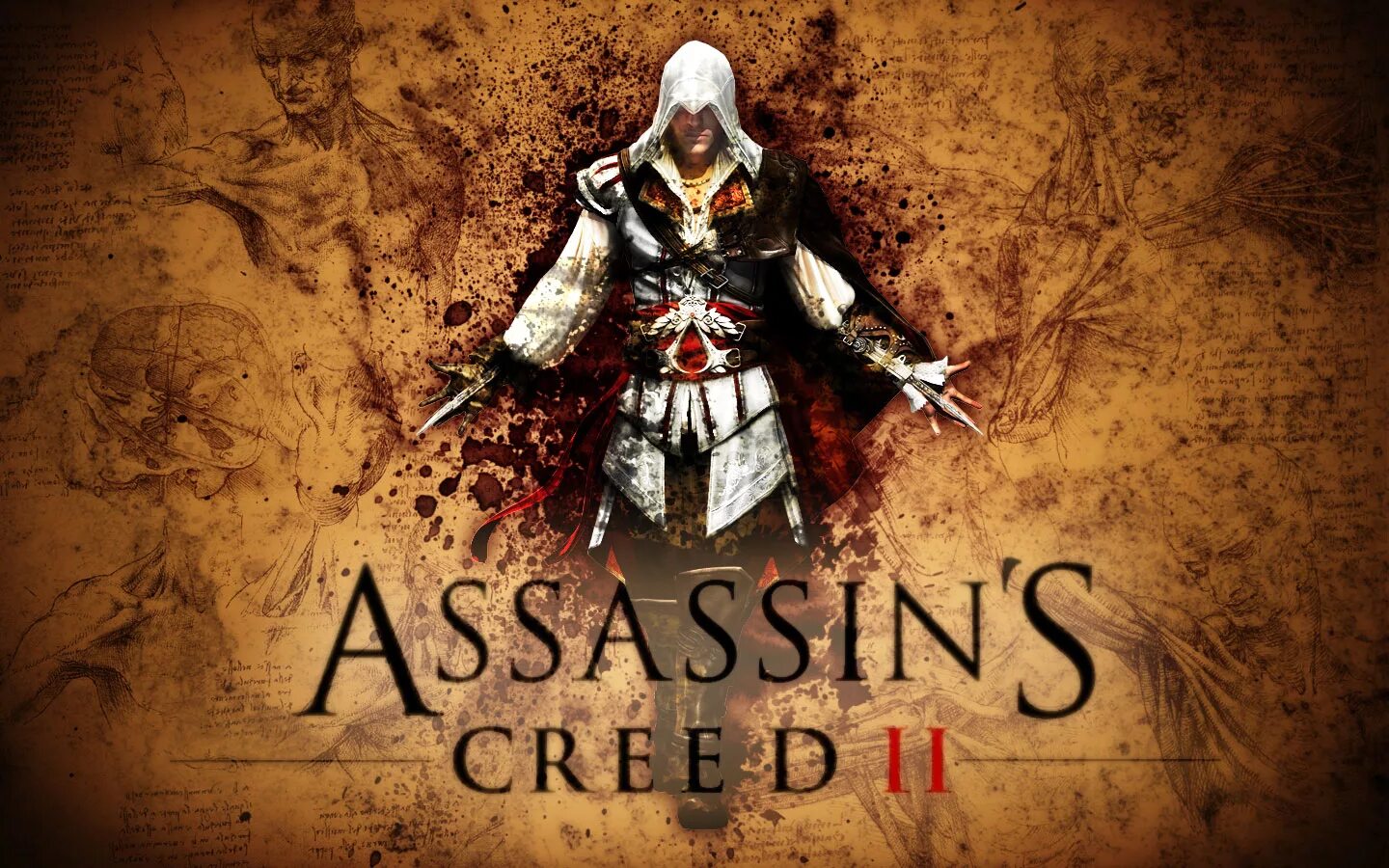 Assasın creed 2. Assassins Creed 2 Эцио. Ассасин 2 Постер. Assassin's Creed 2 обложка. Assassins Creed обои.