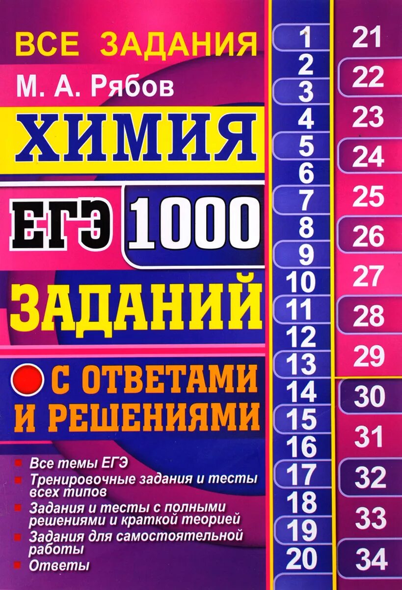 Егэ 1000 заданий с ответами