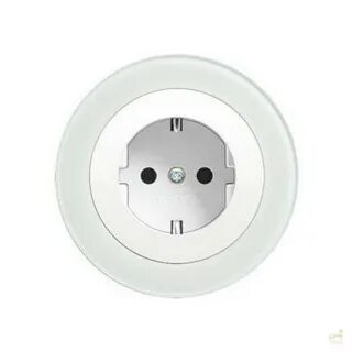 Розетка круглая накладная
