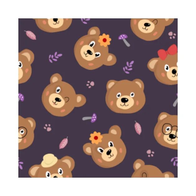Bears pattern. Паттерн медведи. текстура медведя. pattern teddy.