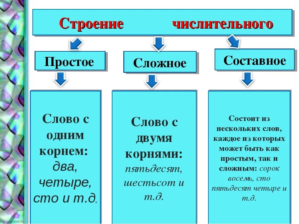 На какие вопросы отвечает часть речи числительное. Строение числительных простые составные и сложные числительные. Как определить простое сложное или составное числительное. Имя числительное простые сложные и составные числительные. Таблица простых сложных и составных числительных.