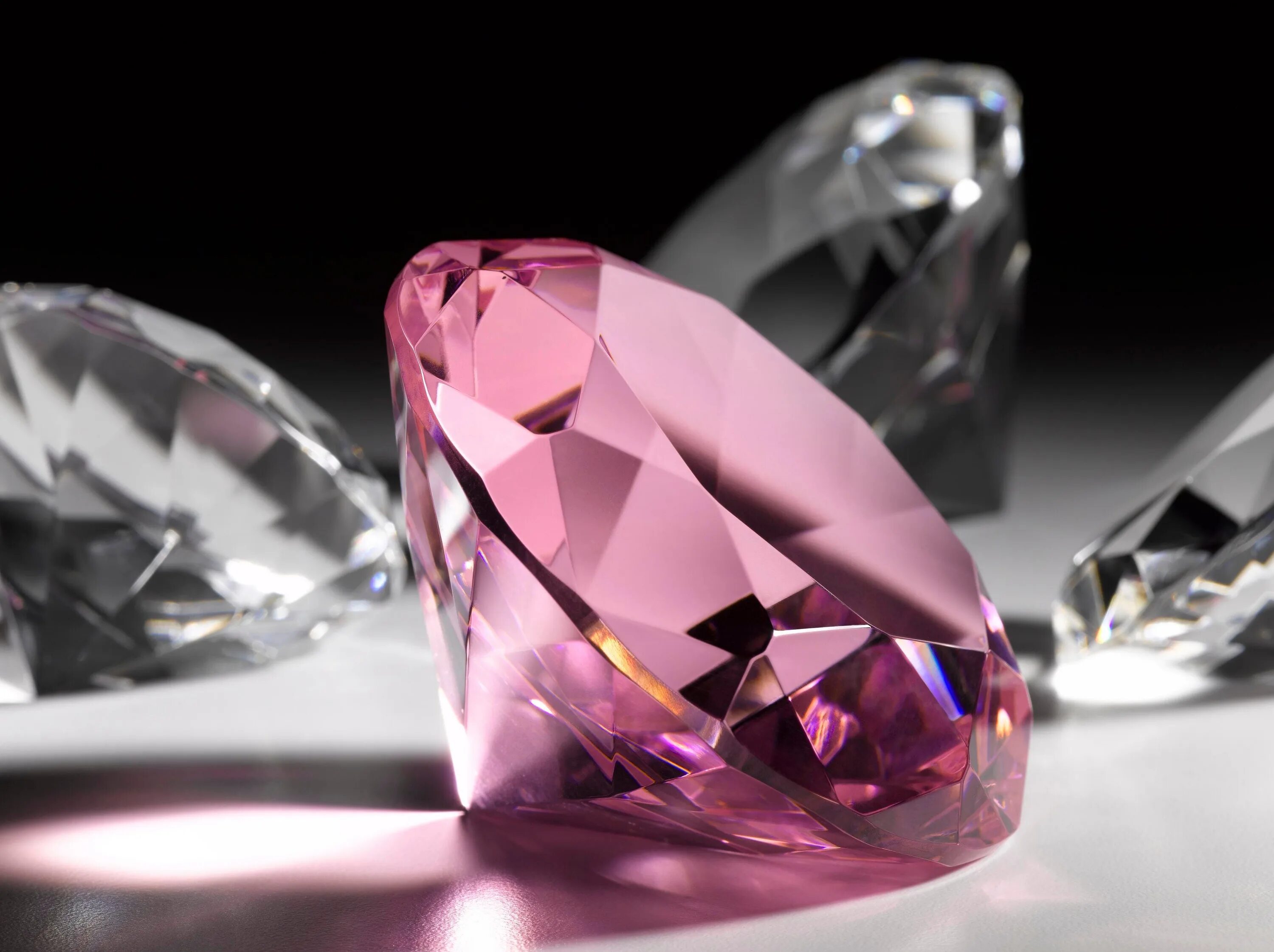 Luster Pink Cubic Zirconia Stone/Round 10mm Synthetic Gems/Brilliant Cut Loose C