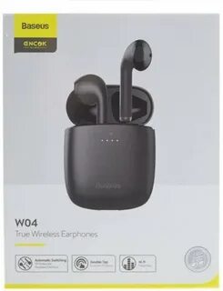 Беспроводные наушники baseus encok w04 white