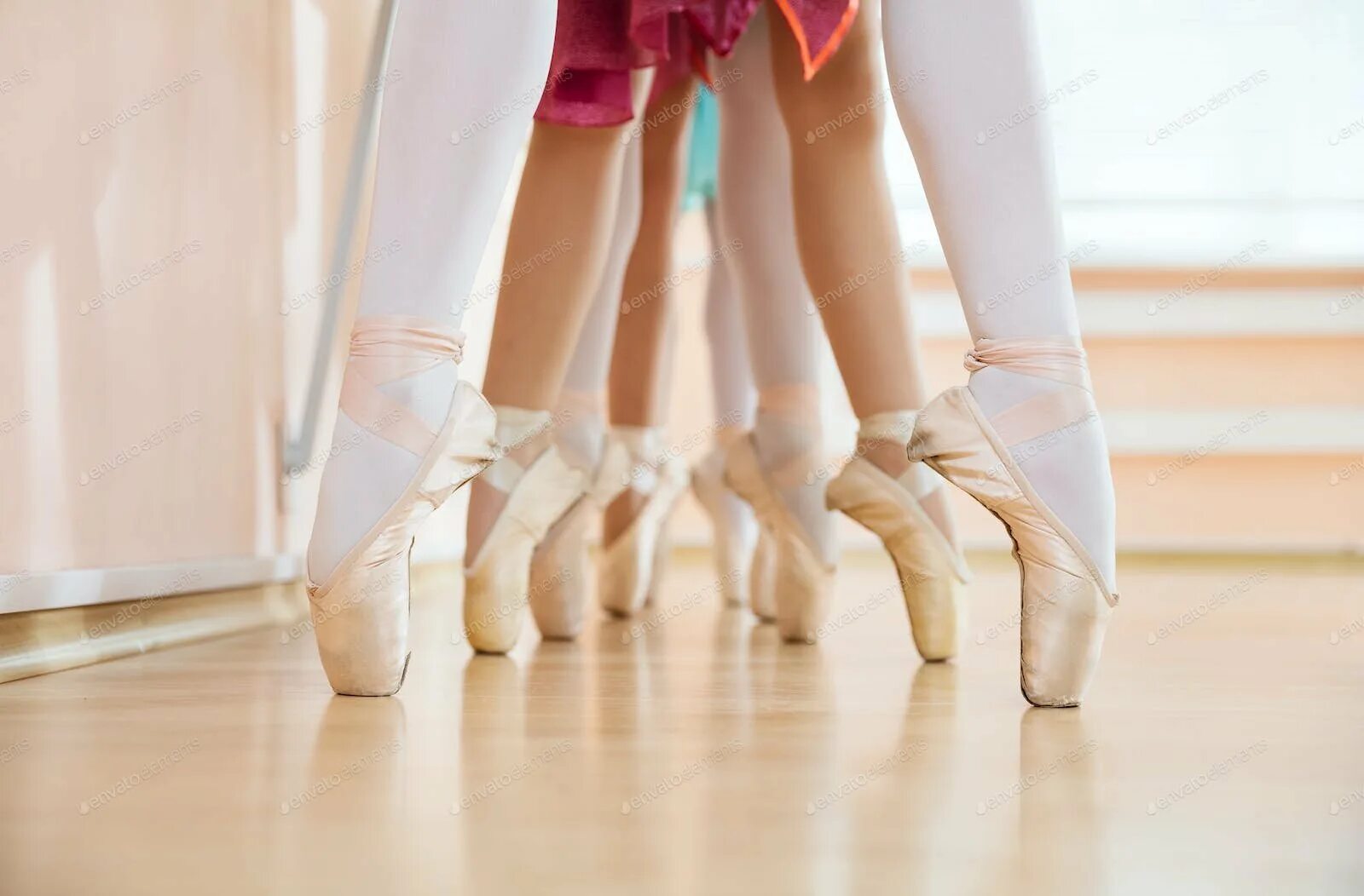 Ballerinas can stand on their