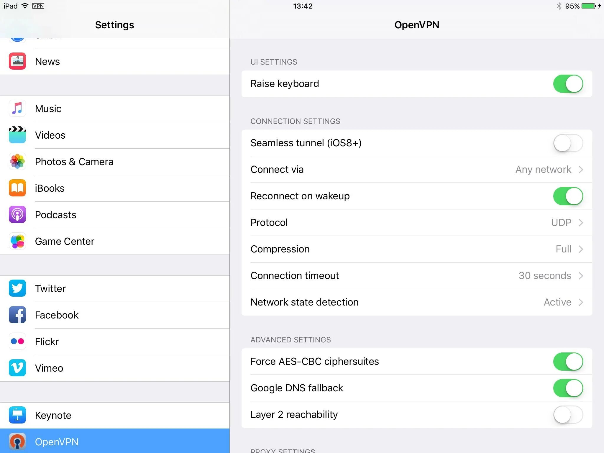 Openvpn timeout. Openvpn settings. openvpn iphone. openvpn ipad. openvpn connect.