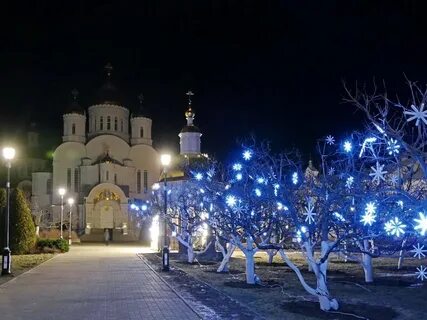 Дивеево подсветка
