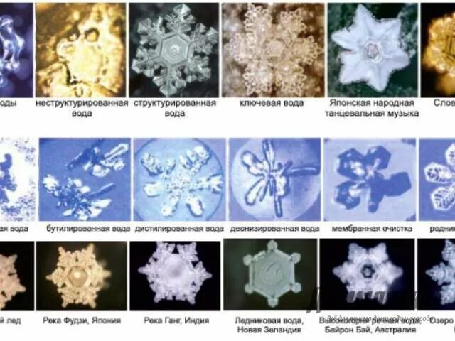 Снежинки Масару Эмото. Опыты Масару Эмото. Структура воды. Правильная вода структура.