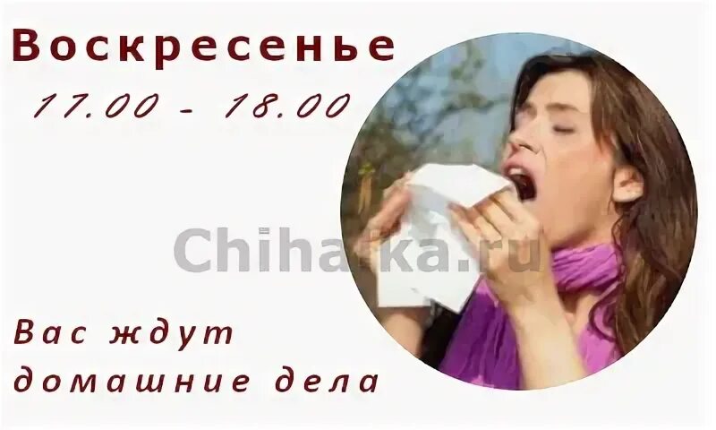 Чихнуть в воскресенье