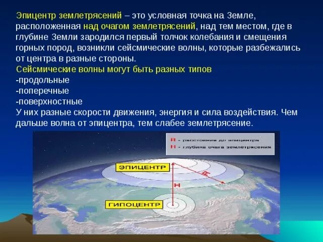 Очаг землетрясения возникает в. Понятие об эпицентре землетрясений.. Очаг гипоцентр Эпицентр землетрясения. Episentr zemlyatreseniya. Эпицентр землетрясения это определение.