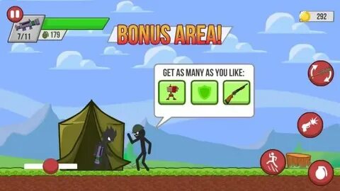 Stickman vs zombies мод много денег