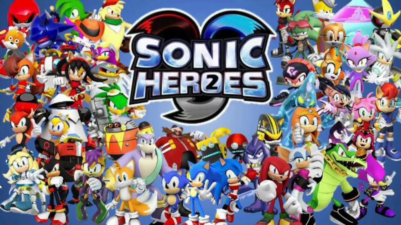 Герои соника 2. Соник 2 герои. Sonic Heroes. Sonic Heroes команды. Sonic Heroes Team Hero.