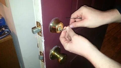 Замок на межкомнатную дверь без ключа