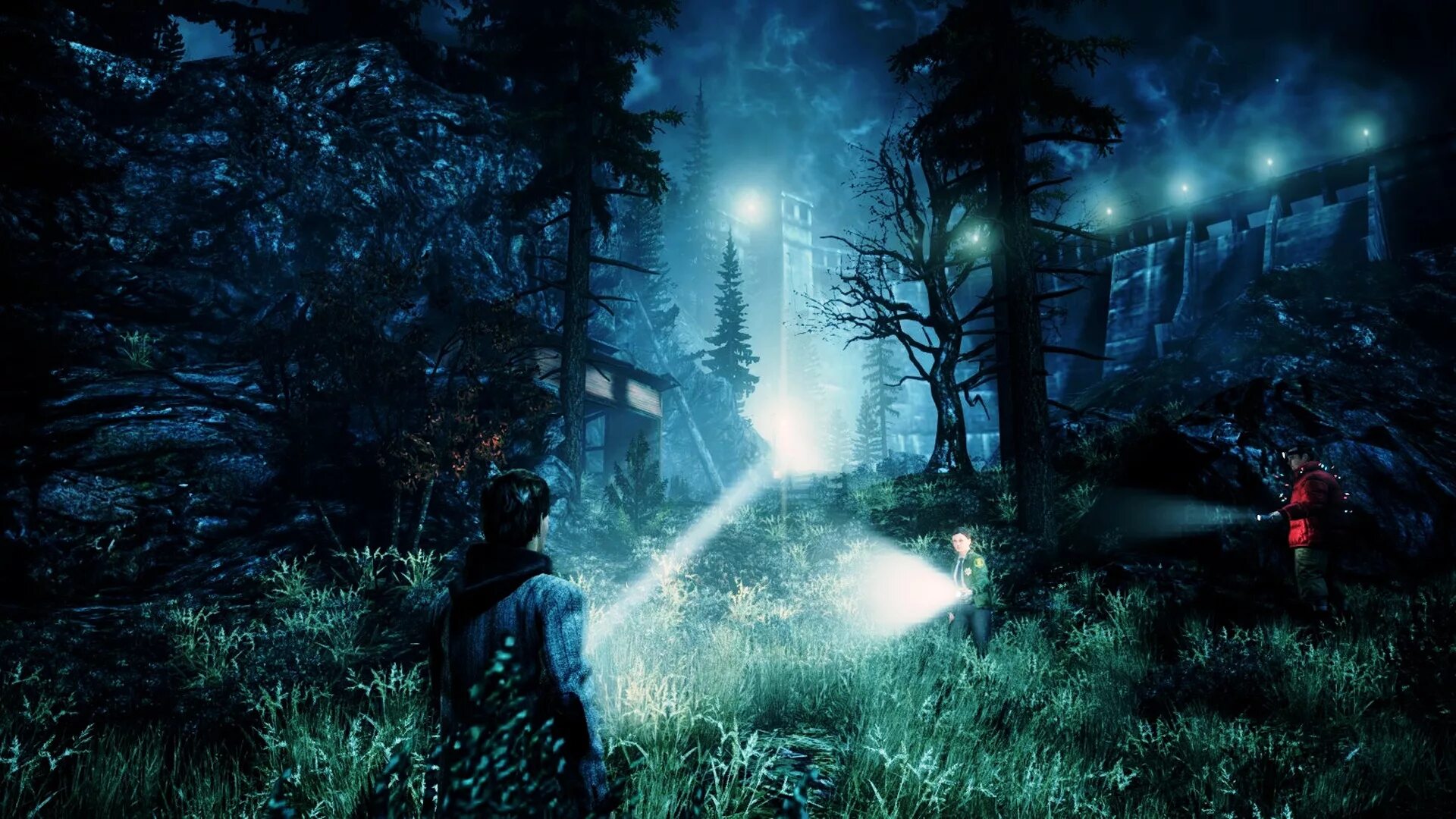 Alan wake 2 deluxe edition. Alan wake ps2. alan wake c фонариком. алан вейк 1. алан вейк в лесу.
