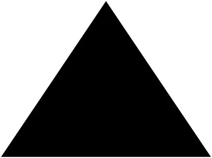 Black Треугольник без фона Clip Art.