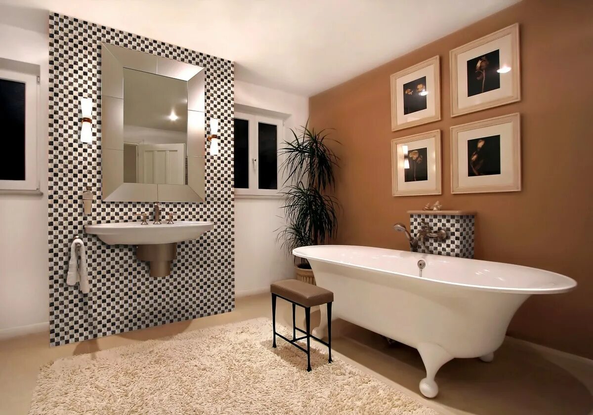 Стены в ванной. Ванная комната. Мозаика для ванной комнаты. Интерьер ванны. Плитка мозаика для ванной комнаты.