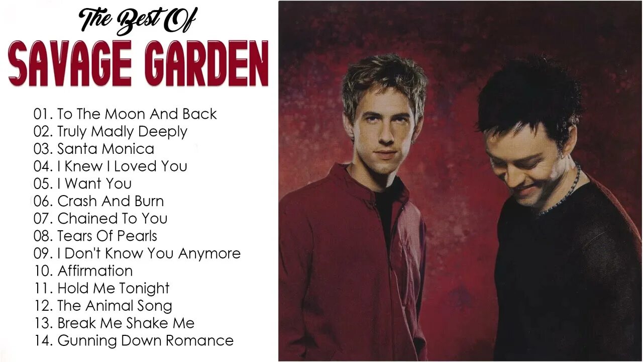 Savage Garden 1997 альбом. Savage Garden to the Moon and back. Сэвидж Гарден слушать. Savage Garden обложка. Черный сад песня