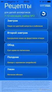Рецепты для аллергиков