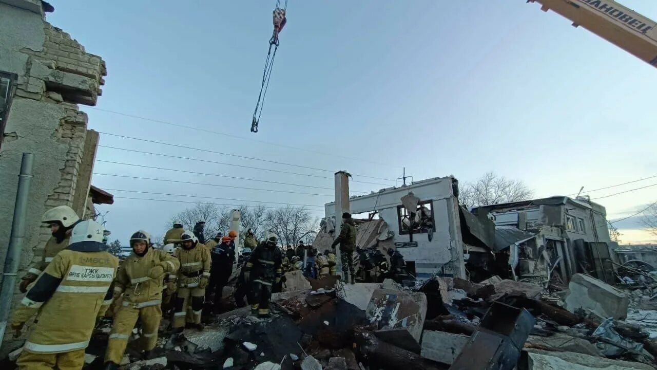 Взрыв ЧС. МЧС Казахстана. Взрыв газовоздушной смеси. Новости 22.02 24