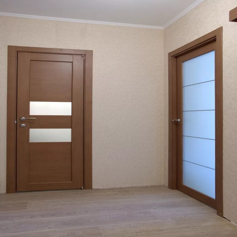 Двери в интерьере. Цвет дверей. Дверь коричневая. Межкомнатные двери в интерьере.